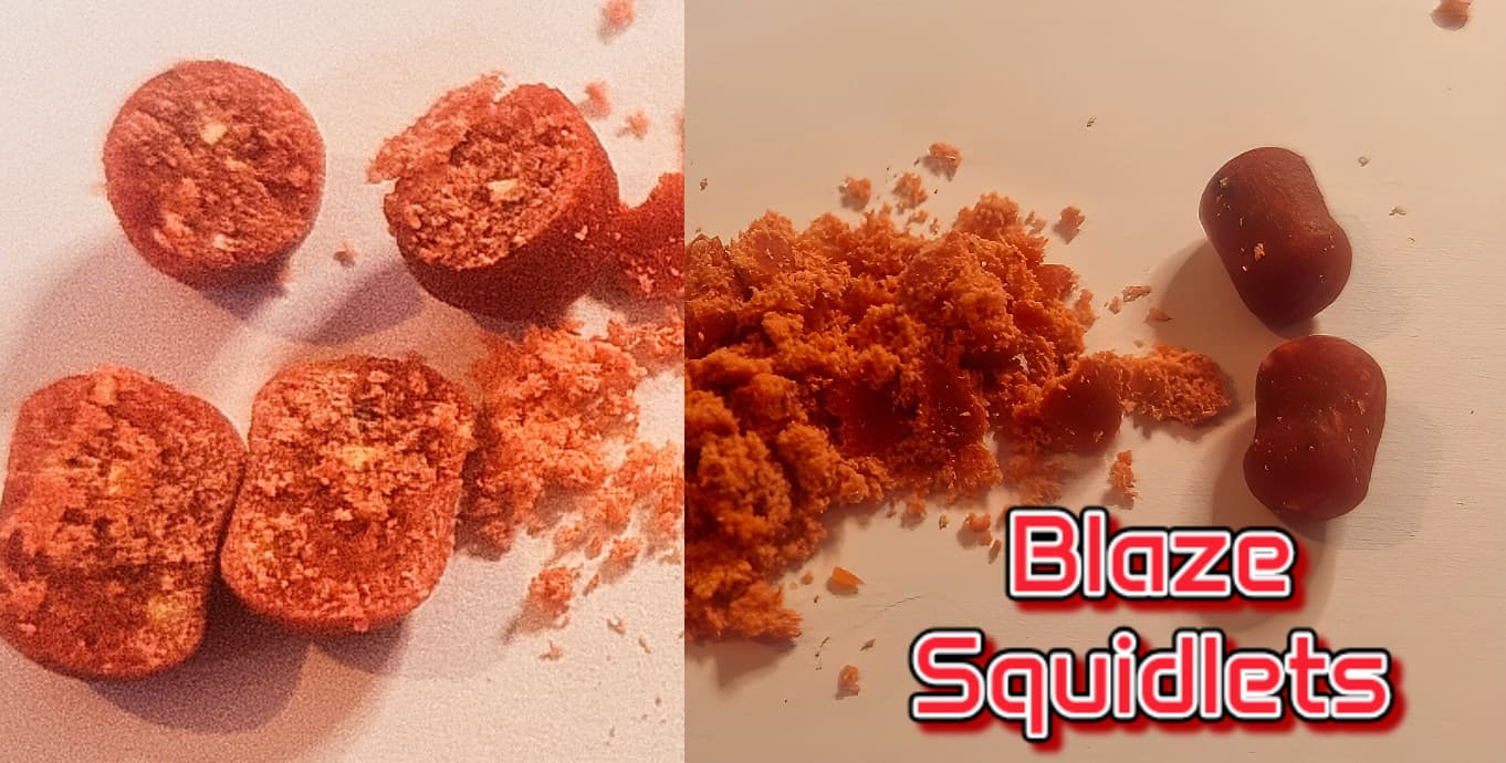 Blaze Squidlets 8mm Dumbbell Feed baits