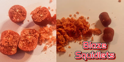 Blaze Squidlets 8mm Dumbbell Feed baits
