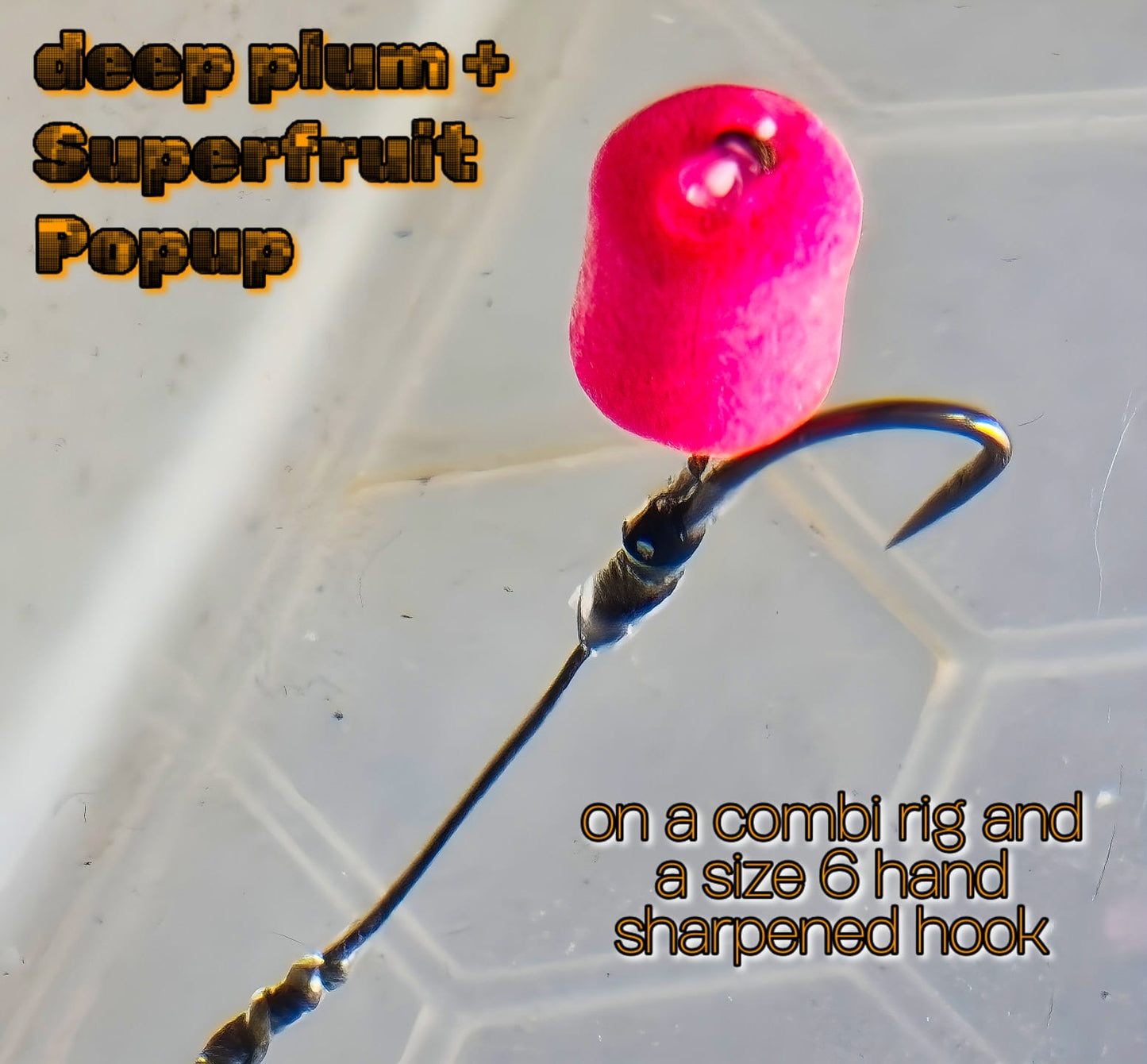 Deep Plum 15mm Dumbel Popups